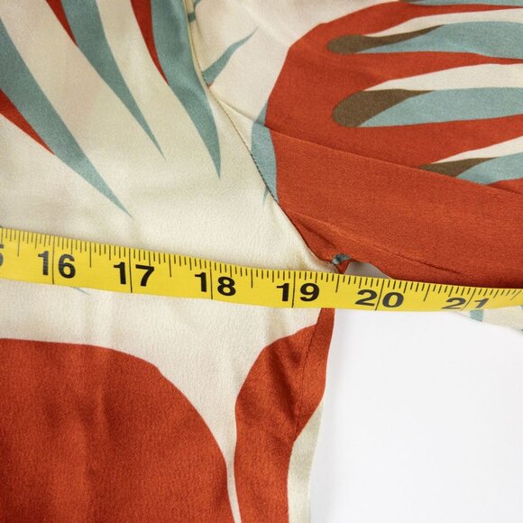 Siyu Duster Dress Women's US 2 Floral Print Made in Spain Shirt Dress Kimono - Picture 15 of 16